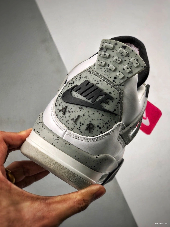 Rep MAX OG Air 4 (nike) White Jordan 840606-192 Cement 0715